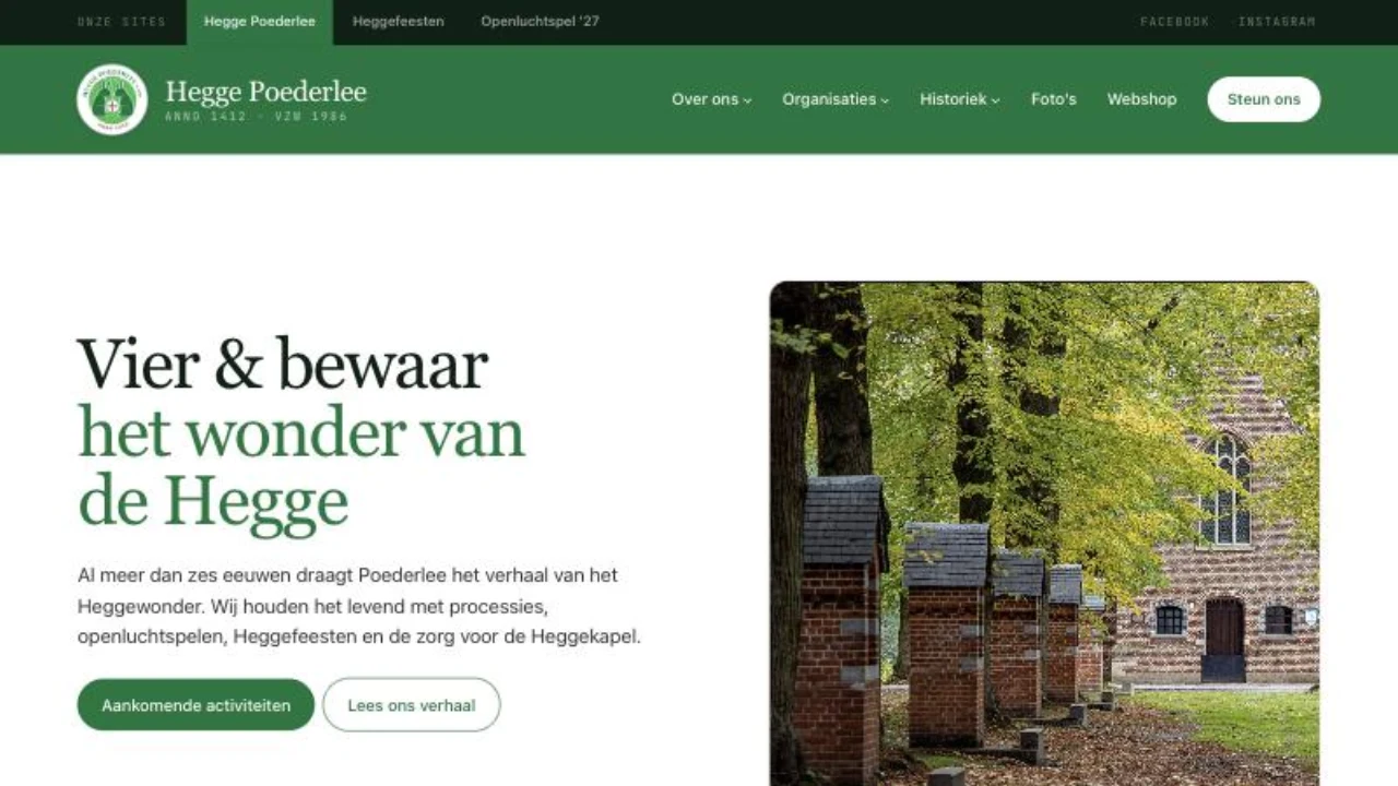 Hegge Poederlee vzw cover